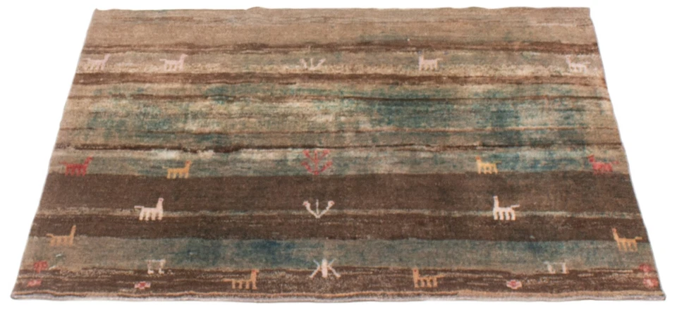 3'7" x 4'7" Traditional Vintage Hand Knotted Oriental Carpet Wool Area Rug - Image 3 of 4