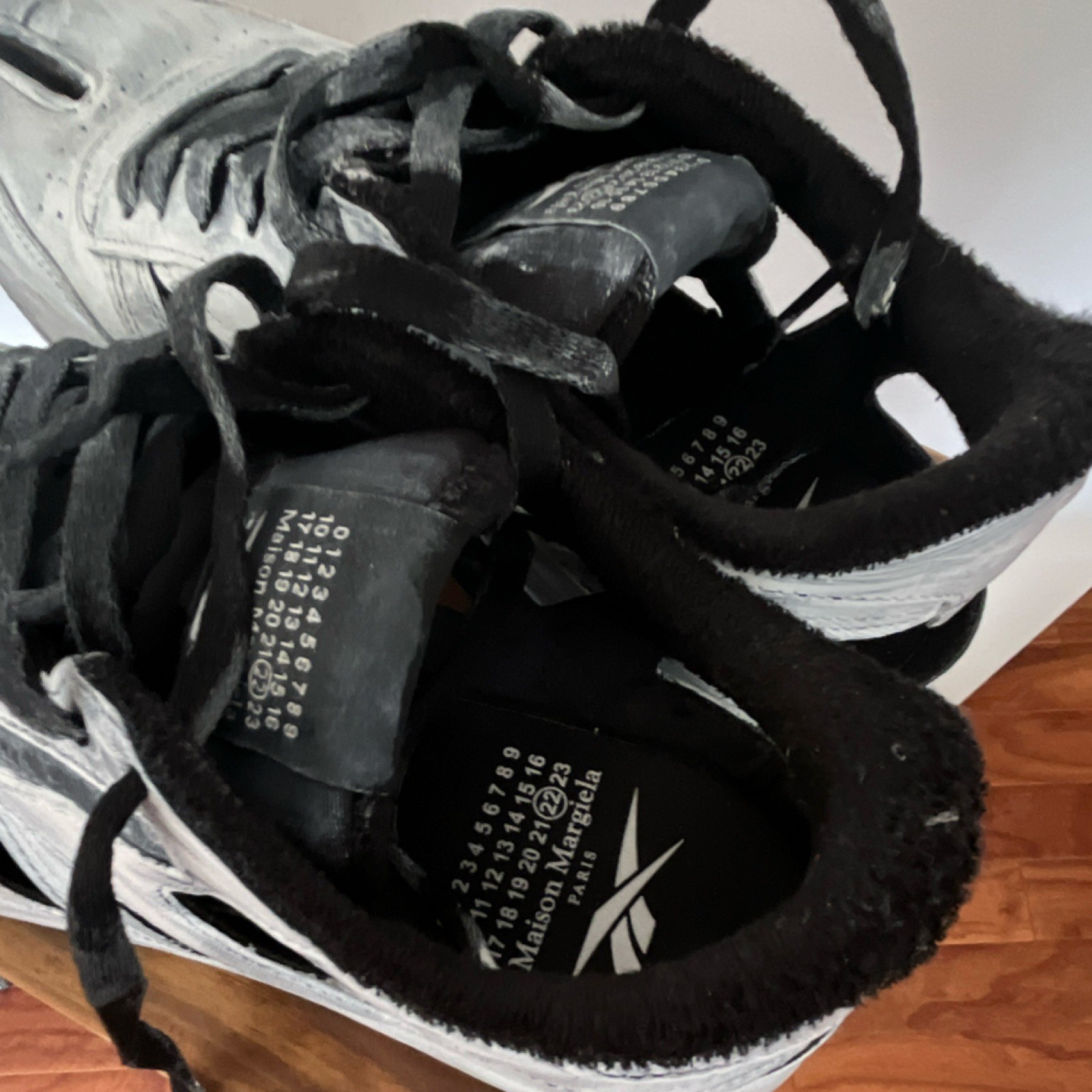 Reebok x Maison Margiela Classic Leather Whiteout Men's Sneakers image 4