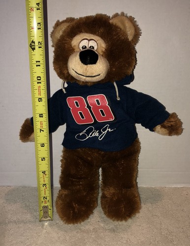 "Oso de peluche Dale Earnhardt Jr con capucha #88 Toy Factory Jr Nation Nascar 2009 14""" - Imagen 4 de 6
