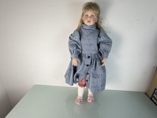 K&uuml;nstlerpuppe Thelma Resch Porzellan Puppe 86 cm. Guter Zustand