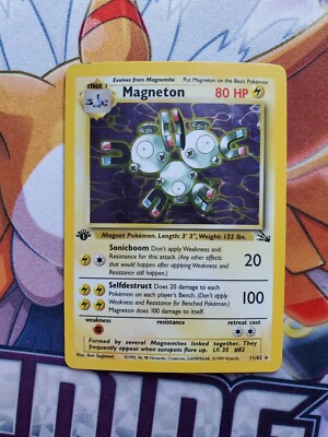 ポケモン - Magnetonレアコイル  1ED 1st Edition 9/102 英語版 ポケモン - Magnetonレアコイル 1ED 1st Edition 9/102 英語版