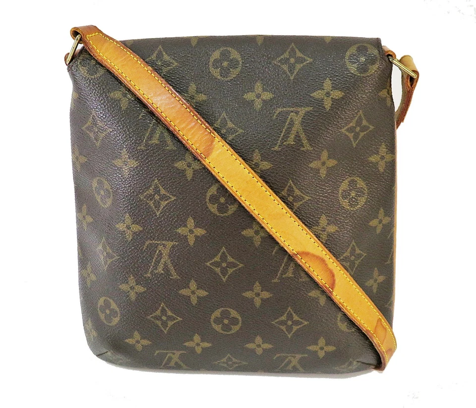 Auténtico Bolso de Hombro Cartera LOUIS VUITTON Musette Salsa PM Monograma #59263 Foto 3 de 4