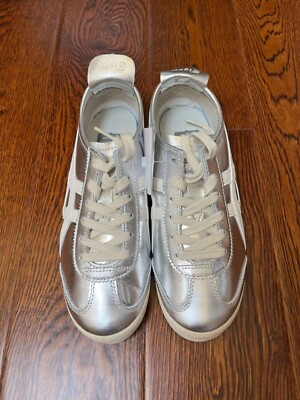 Onitsuka Tiger MEXICO 66 Sneakers shoes SILVER OFF WHITE Mens Unisex fashion
