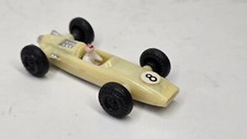 Vintage HT Plastic 3" Cigar F1 Race Car w/driver #8 Made in Hong Kong