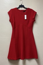 banana republic womans red cocktail dress size 8 NWT