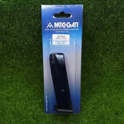 Mec-Gar Sig Sauer P226 .40S&W 10 Round Magazine, Blued - MGP2264010B