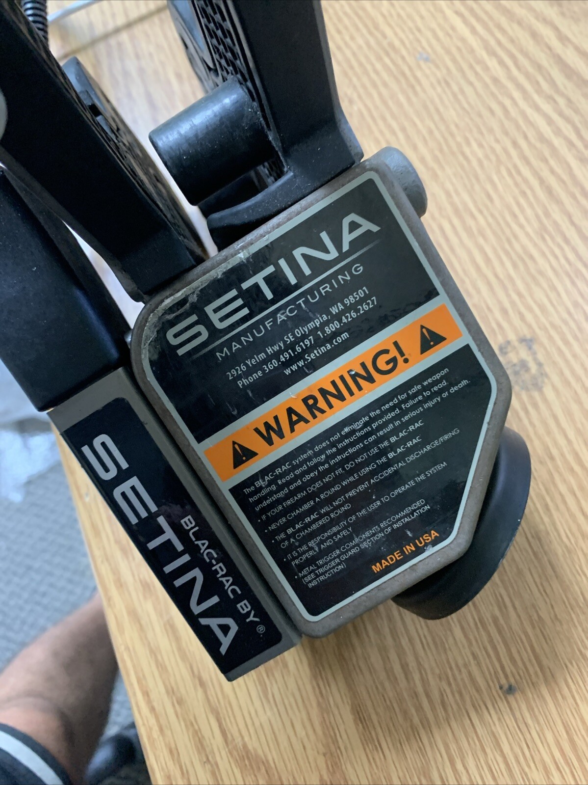 Blac Rac Setina BLAC-RAC by SETINA Emergency Vehicle Rack/Lock See Pics | eBay