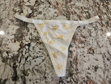 True Vintage Victoria Secret Signature Waistband V String Cotton