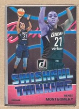 Renee Montgomery 1 2019 Donruss WNBA Swishful Thinking