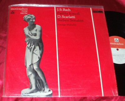 BACH Partita h-moll / Scarlatti Sieben Sonaten MUSICAPHON GERMAN LP NEAR MINT