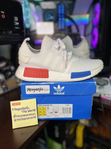 Vintage White” Adidas NMD_R1 Primeknit PK Size 7 Mens S79482 | eBay