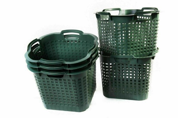 Gartenkorb Stapelkorb Obstkorb Erntekorb WäSchekorb Luftzirkulation 25 Liter-image