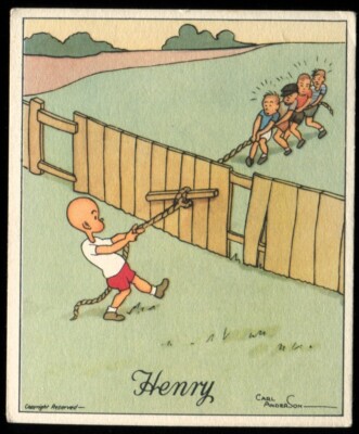 Tabakkarte, J Wix, Henry von Carl Anderson, 1936, 5., Tauziehen, #31