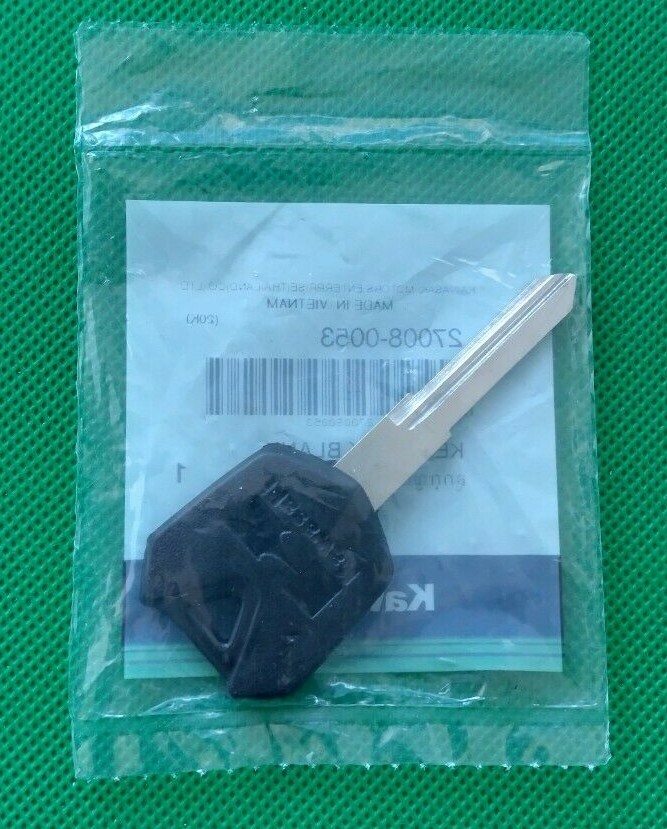 Genuine key for Kawasaki Ninja 125 / 250 / 300 cut from code