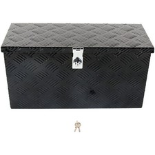 24x9.5x12.5 Aluminum Toolbox Truck Trailer Pickup Flat Bed Storage Tool Box