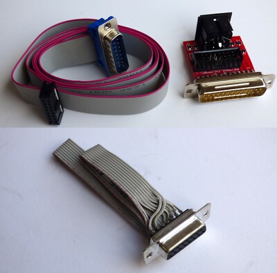 XAP1541 Seriell + Parallel Y Kabel Commodore > PC + 1541/1571 Anschluss Gelötet