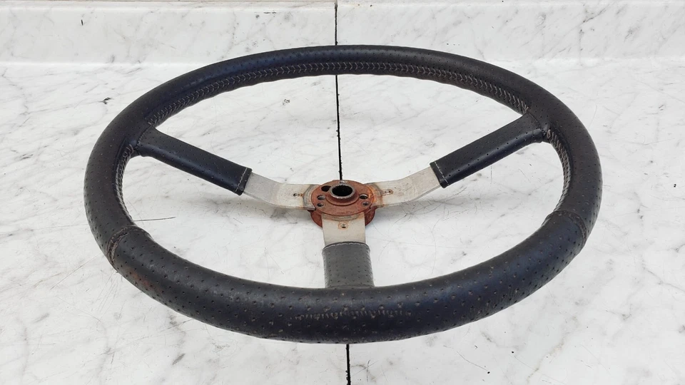 皮革方向盘 1987 - 1995 年吉普牧马人 YJ 原始设备制造商 — 第 4/4 张图片