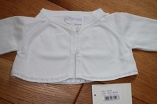 Wie NEU: HERITAGE BOLERO / CARDIGAN „NOLA“ creme Taufe Hochzeit - Größe 6 – 12 M