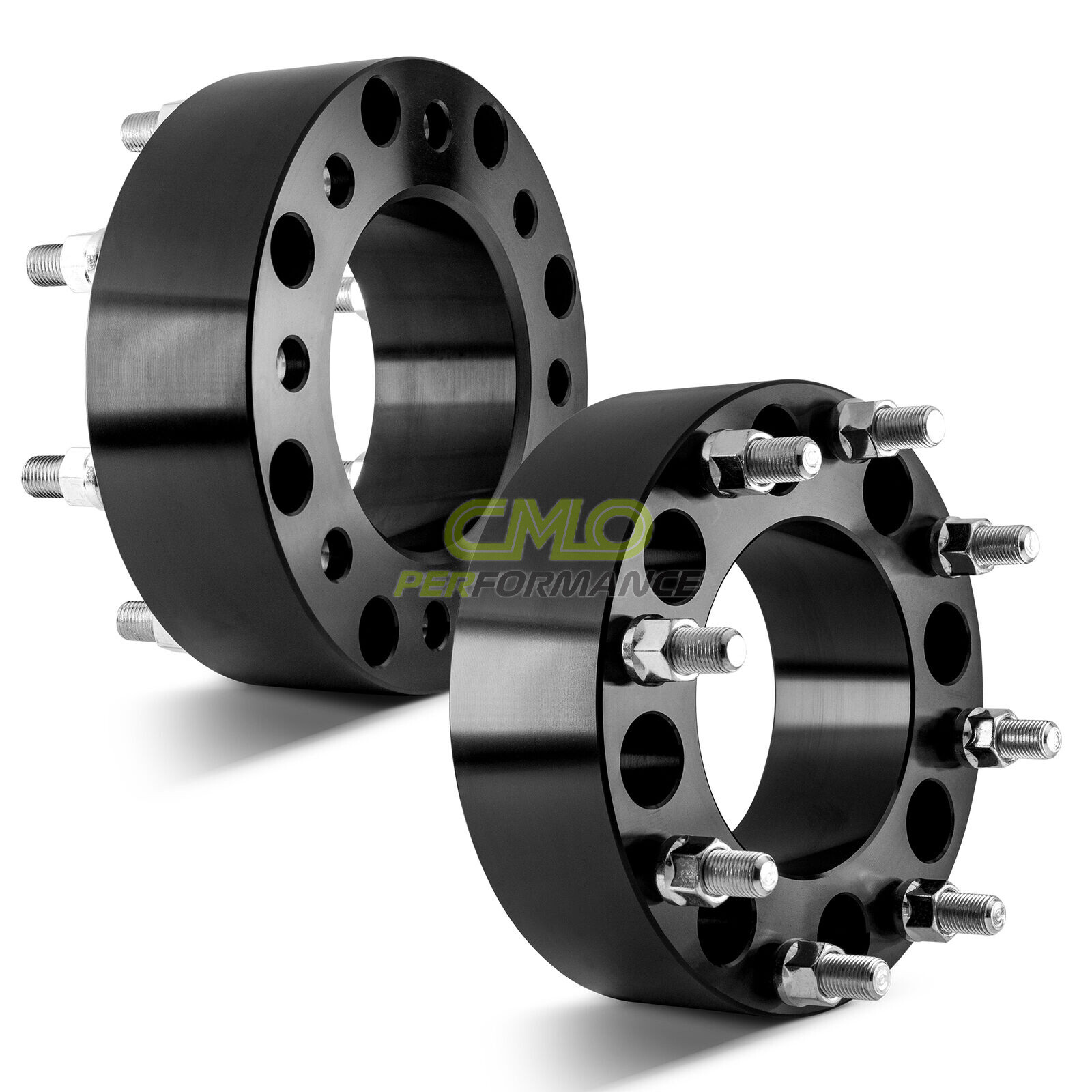 2pc 1.5" Black Wheel Adapters 8X6.5 8X165.1 to 8X180 (Hub to Wheel