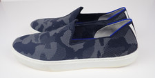 Rothy  s Women's 7.5 The Original Slip On Sneaker in Black Grey Camo Print