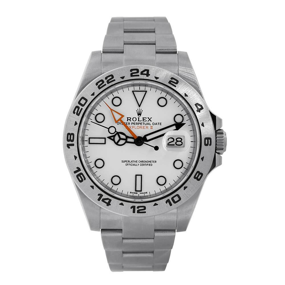 Rolex Explorer II White Men's Watch 