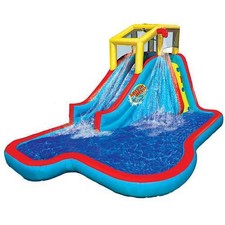 kahuna twin falls inflatable water slide