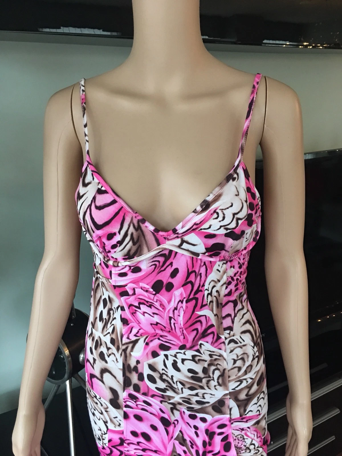 VERSACE Abito Sexy Immerso Schiena Aperta IT 40