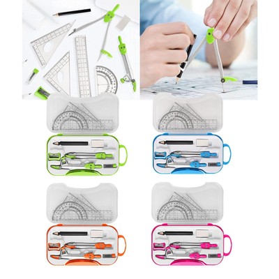 Math Geometry Kit  Set Winkelmesser Dreieck Lineal für Heimbedarf