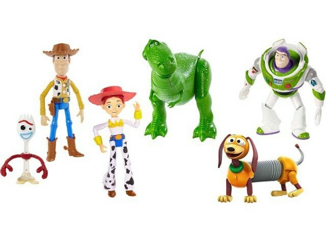 Toy Story 4 - RV FRIENDS 6 FIGURE PACK: Forky, Jessie, Buzz, Woody