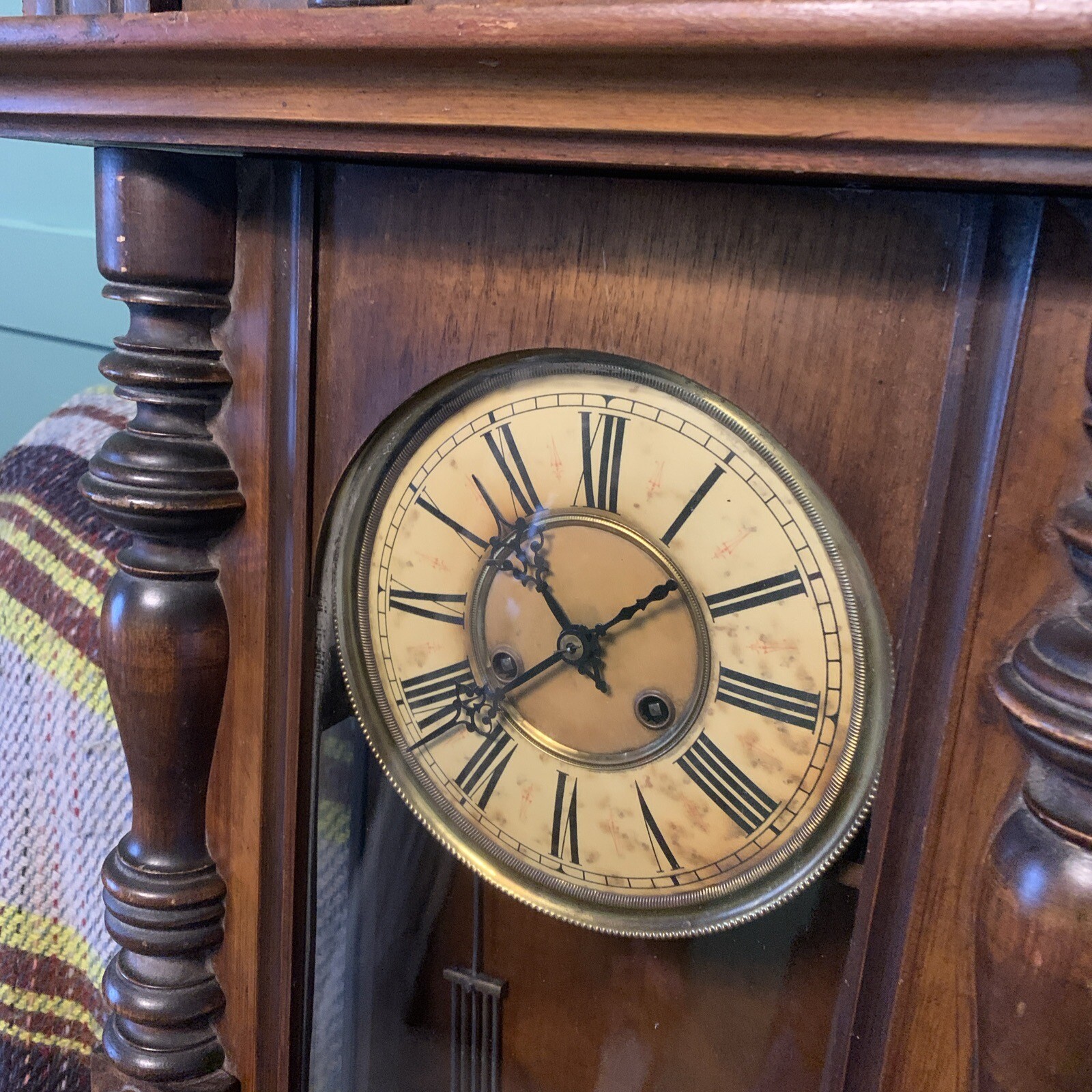 Large Antique Wall Clock Spares / Repair Kienzle (Germany) eBay