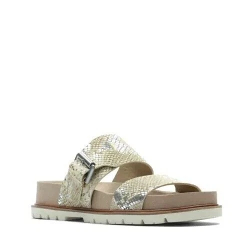 Sandali da donna Clarks Orianna Sun Taupe Combi in pelle taglia UK 6 39 5