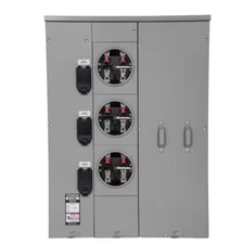 SIEMENS WP4312RJB 3-Gang 400 Amp Ringless Style with Horn Bypass Metering..