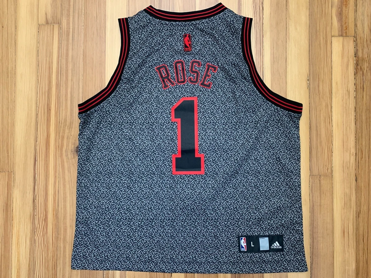 Derrick rose gray jersey cheap