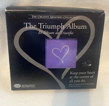 Creative Memories 7x7 Purple Triumph Heart Album Protectors Stickers 2002 G9