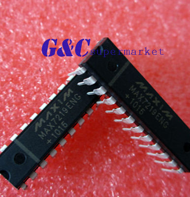 2PCS IC MAX7219ENG MAX7219 DIP-24 DRIVER LED DISPLAY 8DGT NEW GOOD QUALITY