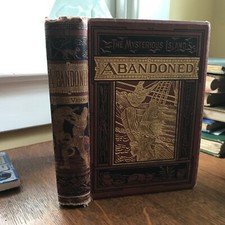 1875 The Mysterious Island Abandoned by Jules Verne - First American Edition