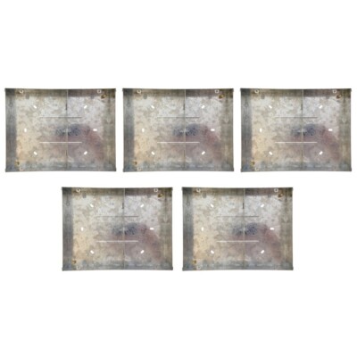 5 x Deta DB184 Unterputz Metall Rückwanddose für Multimedia Platten
