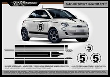 ADESIVI stickers AUTO KIT per FIAT 500 500e ABARTH SPORT CUSTOM