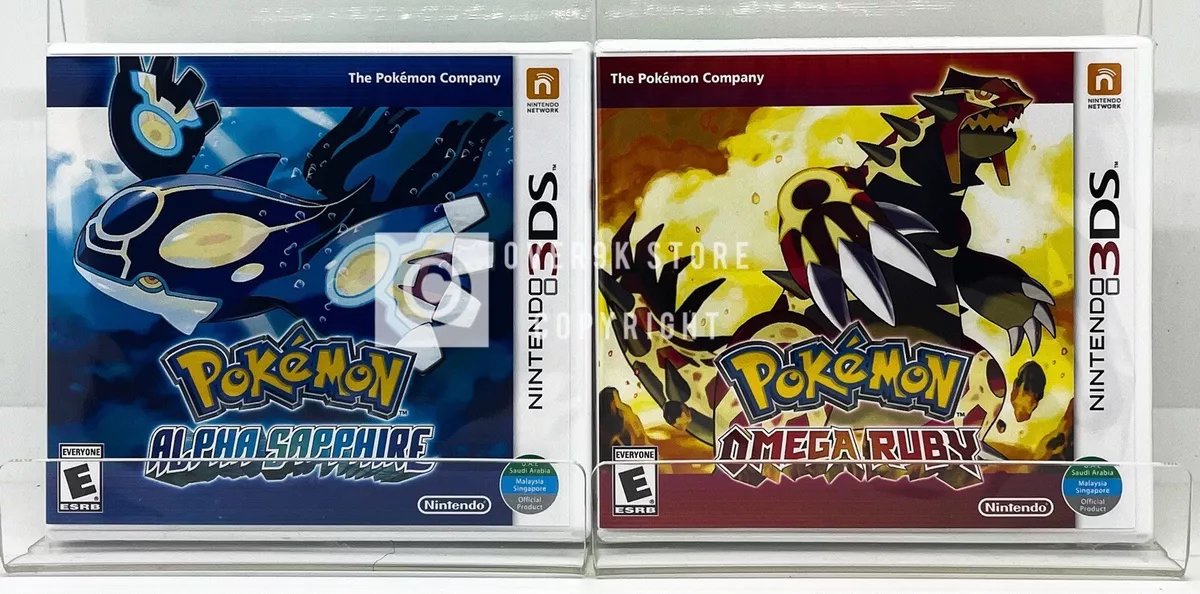 Pokemon X + Y + Alpha Sapphire + Omega Ruby - Nintendo 3DS - Brand New