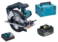 Makita DHS630Z Akku-HandkreissäGe 18V DHS630 + 1X Akku 3Ah + Lader + Makpac 4