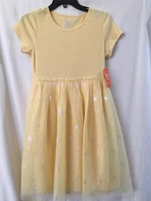 NWT Wonder Nation Sun  Tulle Tutu Dress Girls Yellow sizes L plus, XL, XL plus