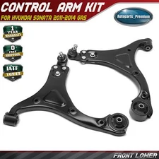 2x Front Lower Control Arm and Ball Joint Assembly for Hyundai Sonata 11-14 Gas