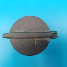 Bronze 6 Piece Scale Nesting Cups Graduated Weights Measures Apothecary Vintage