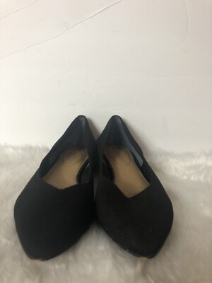 Corso Como Womens Julia Size 5.5 Black Ballet Flats