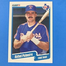Rafael Palmeiro 1990 Fleer Card #308 MLB Texas Rangers