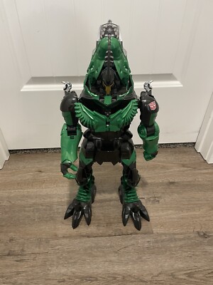 Transformers Grimlock Chomp & Stomp Green T-Rex Dinobot Robots in Disguise Works