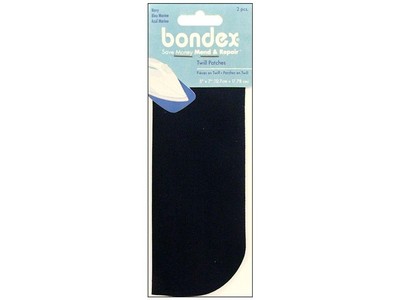 Wrights Bondex Iron-On Patches 5x7'' 2/Pkg.-Navy