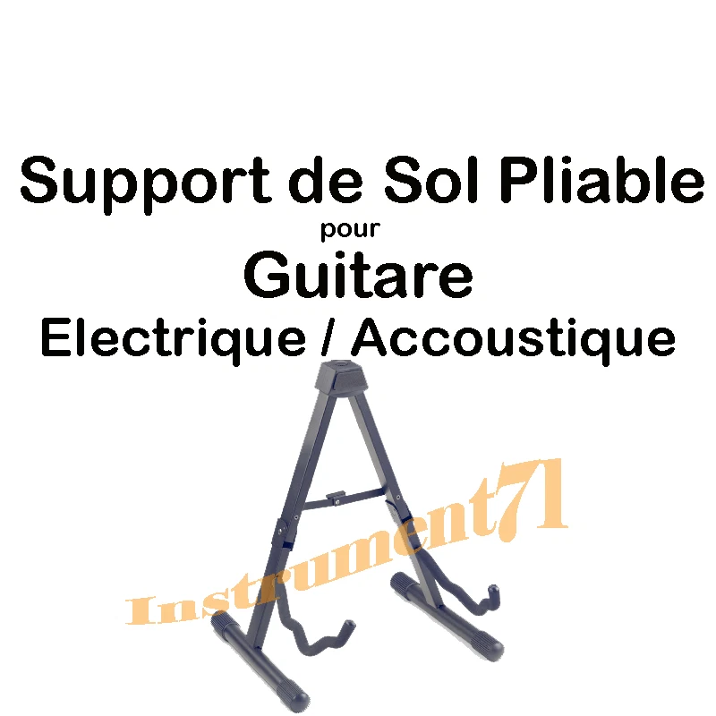 STAGG Support Stand de Sol Guitares Accoustique Electrique