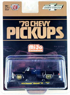2024 M2 Machines 1:64 MIJO 1978 Chevrolet Silverado 30   BLACK   MJS75