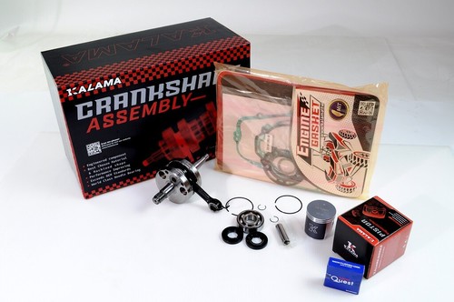 Fit KAWASAKI KX100 ENGINE CRANKSHAFT, PISTON, GASKET 1998~2005 #13031-1481 - Picture 4 of 7